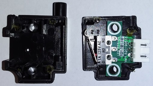 Filament runout sensor opened