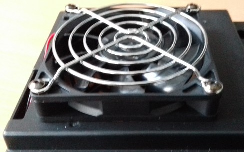Fan mounted to the outside