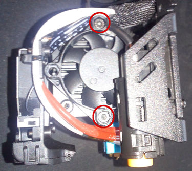 Disassemble the fan on the right side