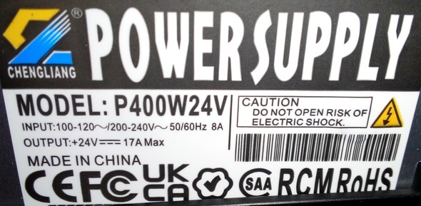 Sticker power supply itself